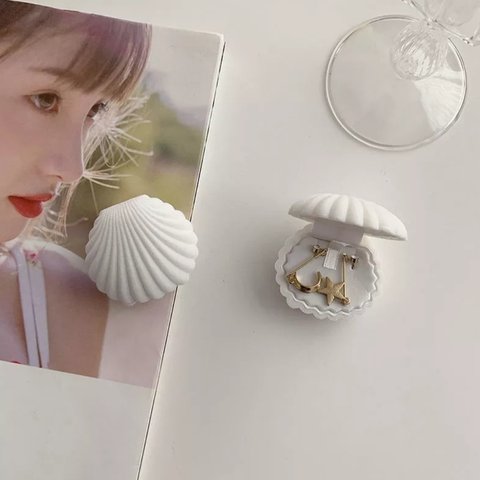 《 white 》shell box【I-03】