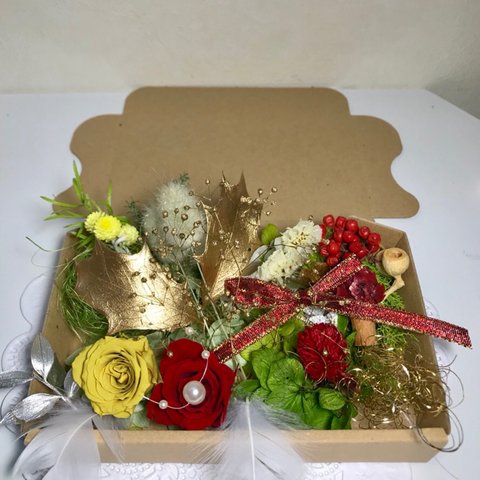  クリスマス限定BOX ハーバリウム花材no.8