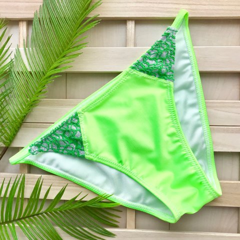 世界に1つだけのGREEN×GLITTER BIKINI■BOTTOMS