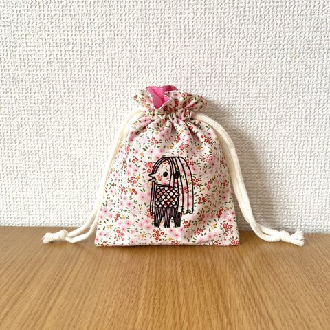 お花畑アマビエさま　お花きんちゃく♡再販無し