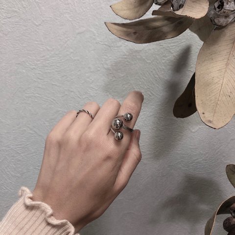 silver ring①再販中