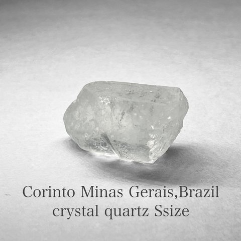 Corinto Minas Gerais crystal：self healed・stration / ミナスジェライス州コリント産水晶S - 6 ：セルフヒールド・ストレーション