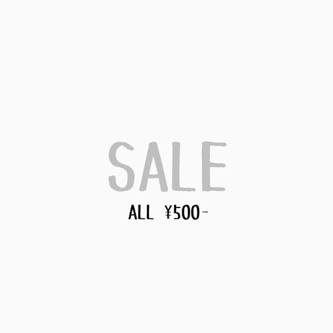 SALE 500円均一