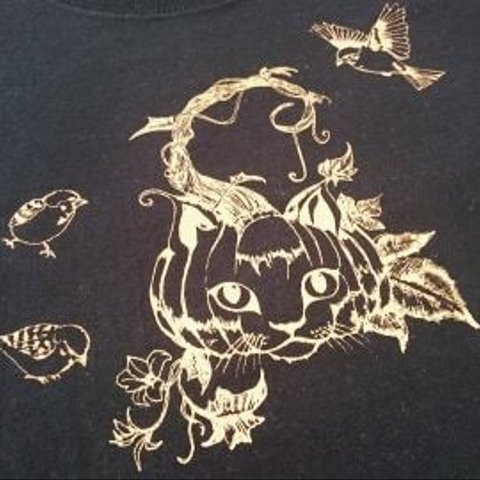 妖怪Tシャツ　猫南瓜 / ねこなんきん　KIDS　