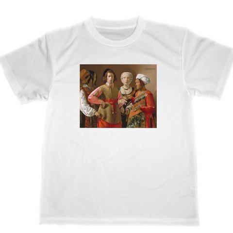 ジョルジュ・ド・ラ・トゥール　ドライ　Tシャツ　名画　絵画　アート　女占い師