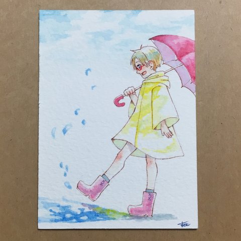 原画 雨上がりに空が落ちる