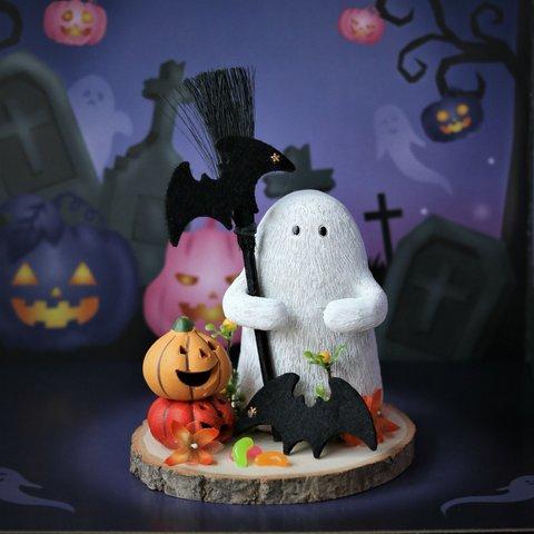 再販　限定1点　ハロウィン　可愛いお化けとかぼちゃアレンジ　