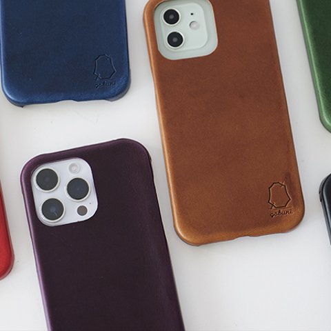 シンプル かわいい スマホ ケース iPhoneケース 本革 レザー クリア スマホケース レザーケース「S-1」