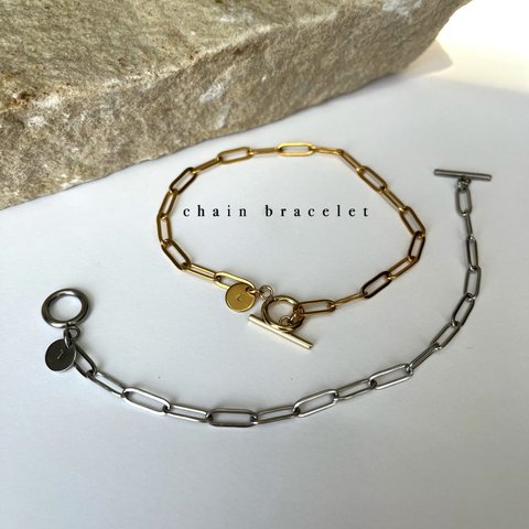 【全品30%オフ】-- 刻印 chain bracelet ---- /チェーンネックレス / シルバー / イニシャル / シルバーアクセサリー / ペア / ペアネックレス / ブレスレット