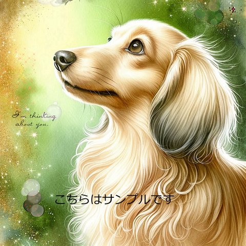 オリジナル 生地 ブロックデザイン パネル生地 ミニチュアダックスフンド 犬