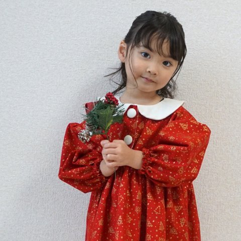 [クリスマス2023] ちびっ子サンタのワンピース