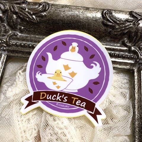 Duck’sシリーズステッカー〈紅茶〉