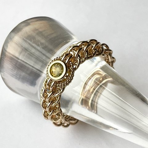 『 Starting to shine ( SS-yg-sa-22’ ) 』Ring by K14GF