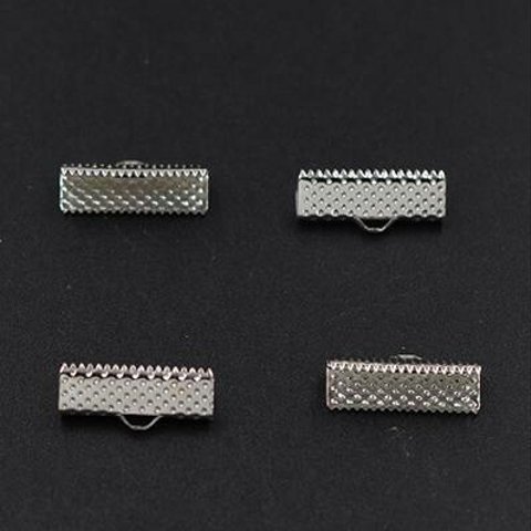 GM-065 300個 レース留め 20×8mm アクセサリーパーツ ロジウム 3×【100ヶ】