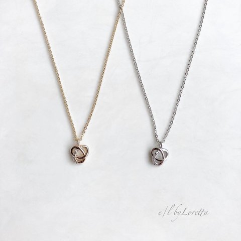 (全2色)CZ design Necklace