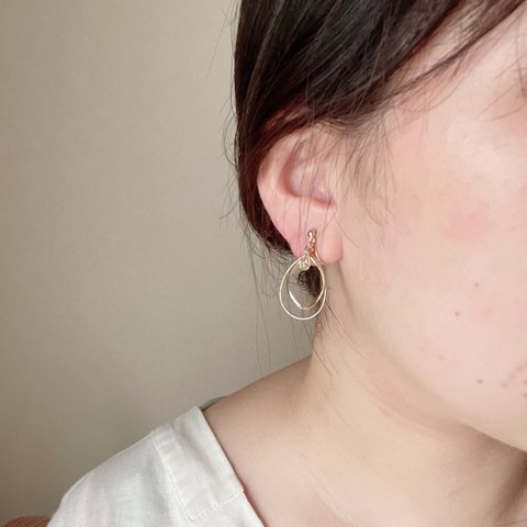 triple drop earring
