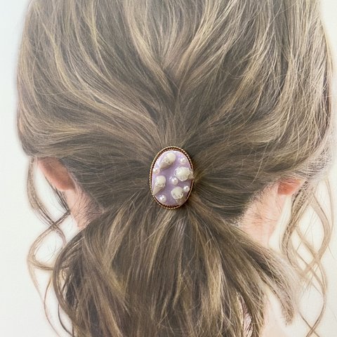 purple×icecream🍨💜ヘアアクセサリー