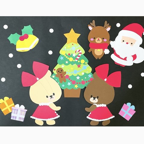 壁面飾り《冬　クリスマス》