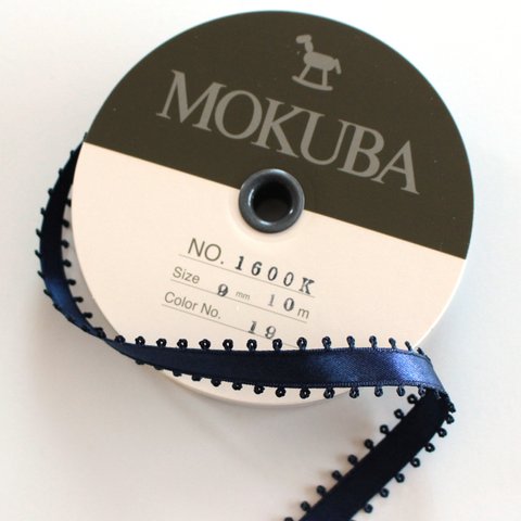 【4幅/20色】MOKUBA 1600Kピコサテンリボン/10m巻　MOKUBAリボン