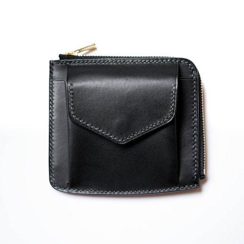 sottile mini wallet [ black ] ミニ財布 コンパクトウォレット