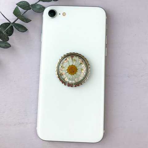 お花のスマホリングa