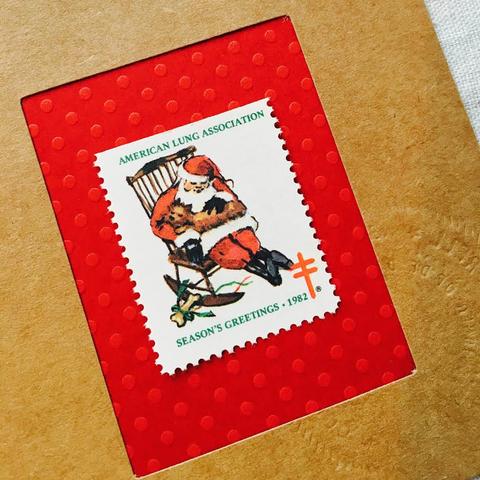 x‘mas sealのartmuseum　USA　stamp