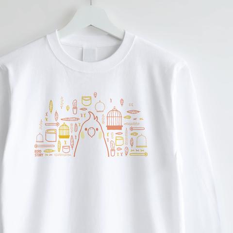 長袖Tシャツ（SMILE BIRD DAYS / オカメインコ）