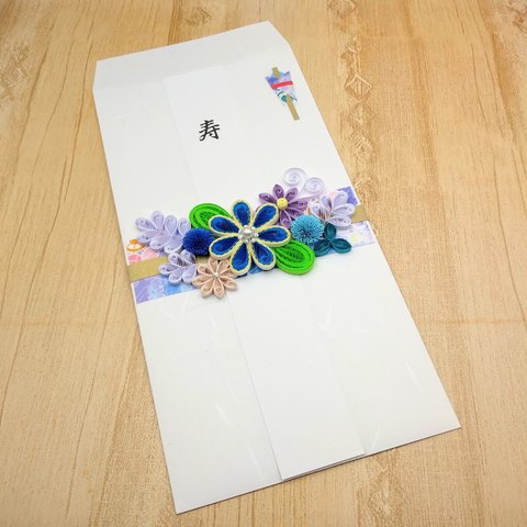 お花いっぱい！封筒タイプの簡単便利なご祝儀袋