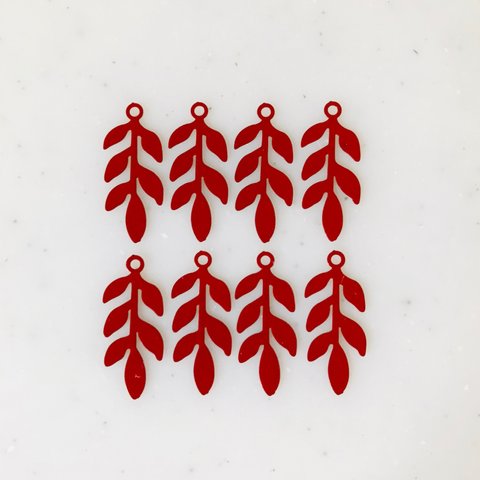 Red Leaves Pendant Tops
