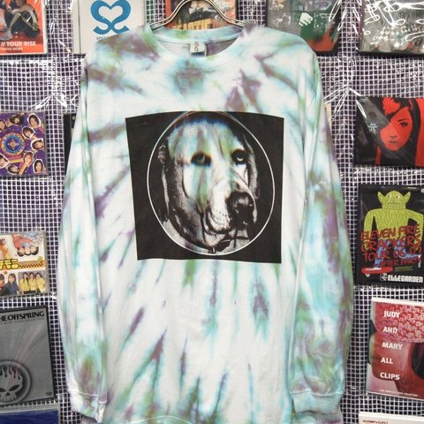 SSD  dog タイダイ染め　longsleeveT:XL