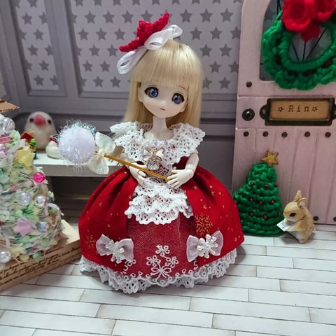 オビツ11☆クリスマスパーティー☆プリンセスドレス