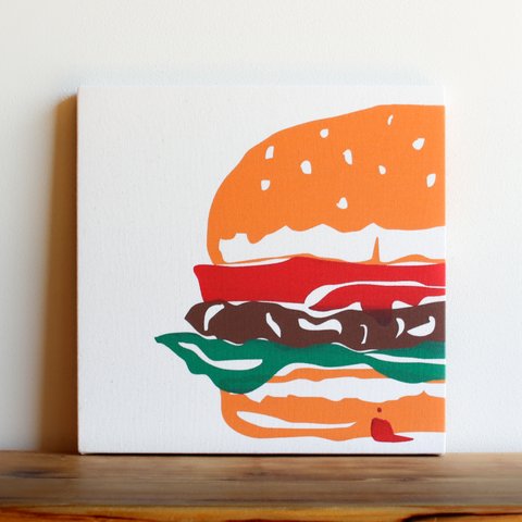 Yummy Burger ファブリック/アートパネル