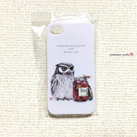 【セール】フクロウ柄iPhone４/４sケース