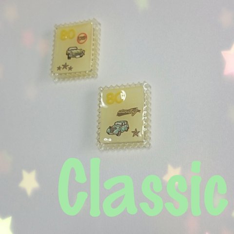 切手風・classicピアス