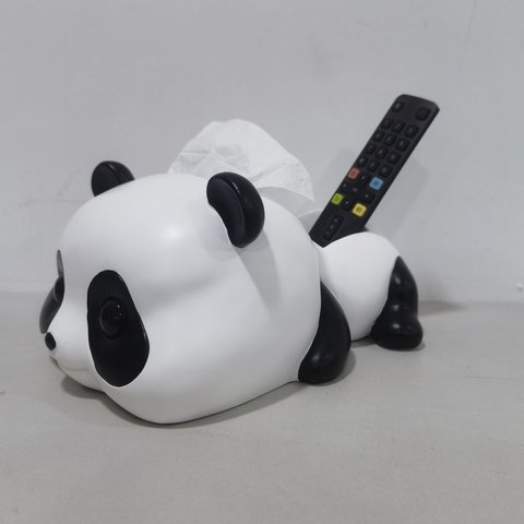 Panda パンダ ティッシュボックス パンダ柄 かわいい 中国のパンダ紙収納ボックス