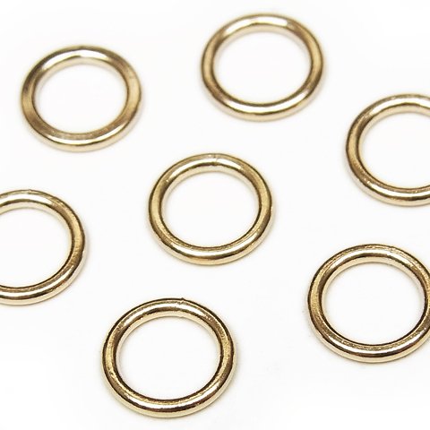 14KGF リング 太さ 0.7mm×サイズ 5mm【3コ販売】(14K-RNG52-7-5