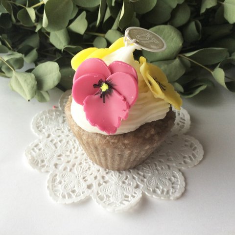 ★10%OFF★ pansy cup cake (E)