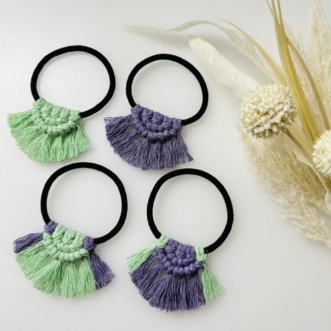 macramé ＊2個set＊ヘアアクセサリー