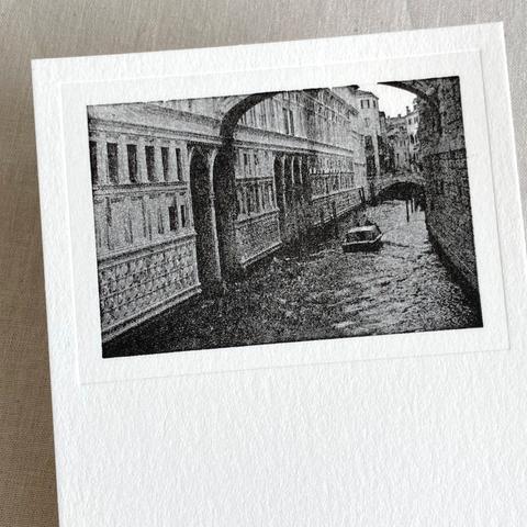 旅photoポストカード　ヴェネツィア　小運河の風景