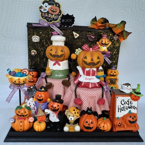 ☆カフェハロウィンへようこそ☆ ドールハウス(完成品)