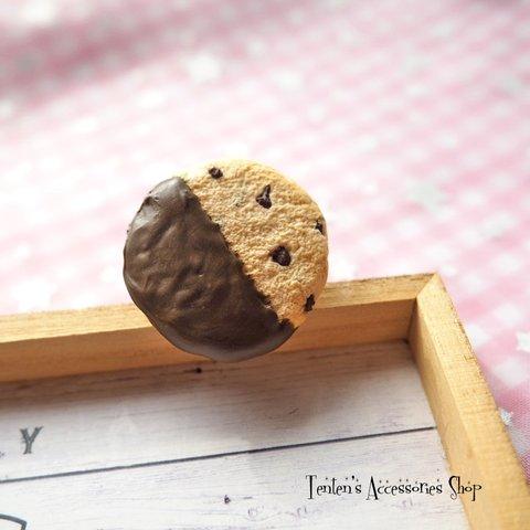 チョコがけクッキー☆リング⑤チョコチップミルク