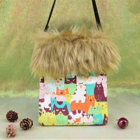 【期間限定半額SALE】ねこねこもふもふ（ポシェットサイズ）