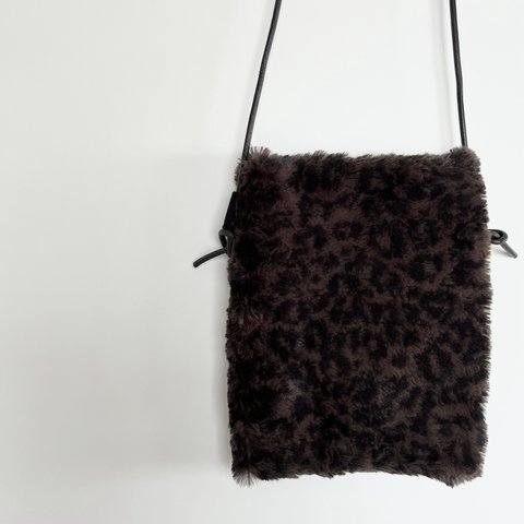 eco fur shoulder bag