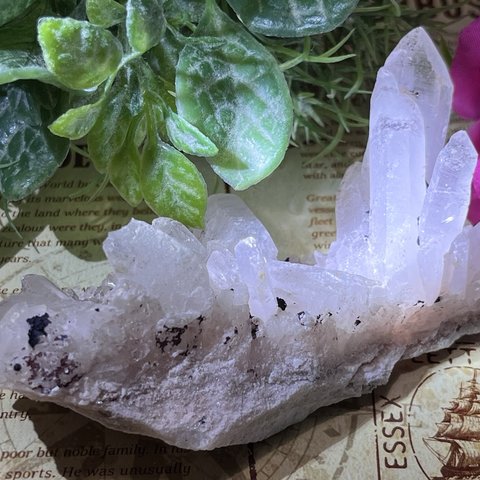 チャネリング✨　ヒマラヤ　マニカラン産　ピンク水晶  原石　ラフストーン