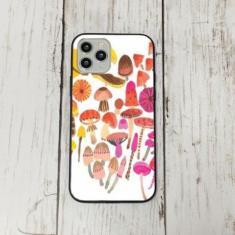 iphoneケース47 韓国 iphoneケース 強化ガラス おしゃれ 北欧 森のきのこ　レトロ　アイフォン　リバティ　かわいい　流行り iface