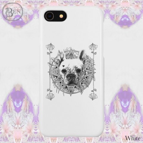 【BEN】French bulldog iPhoneケース