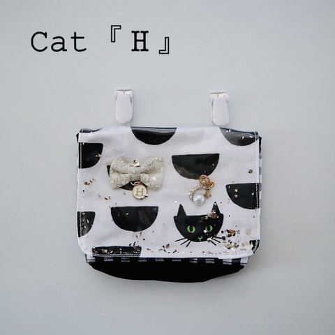 移動ポケット/Cat イニシャル[ H ] 