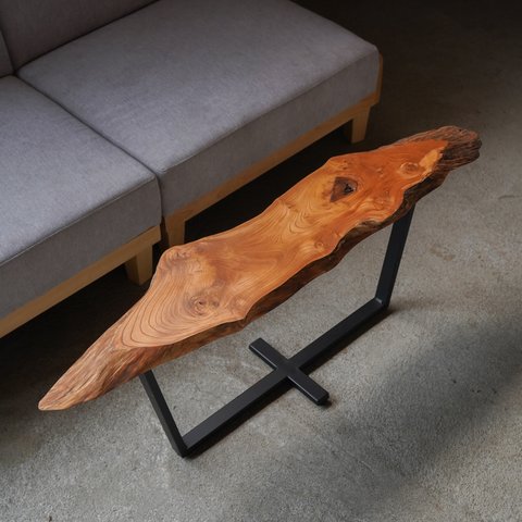 欅の一枚板 ローテーブル
