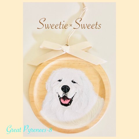 【送料無料】Great Pyrenees-8🐾通年使えるワンちゃんオーナメント/グレートピレニーズ