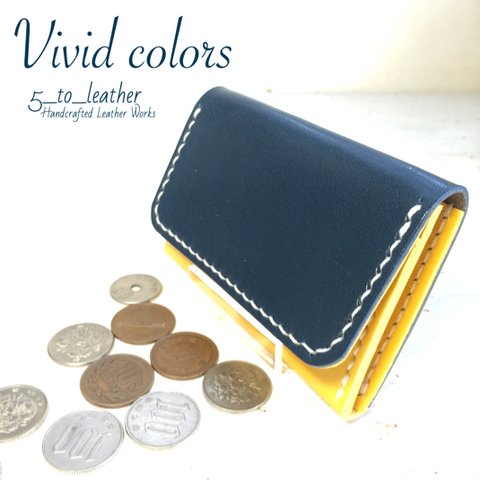 【Vivid colors♫】コンパクトな四角いミニミニ財布
